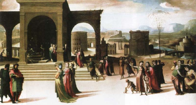 Domenico Beccafumi the story of papirius China oil painting art